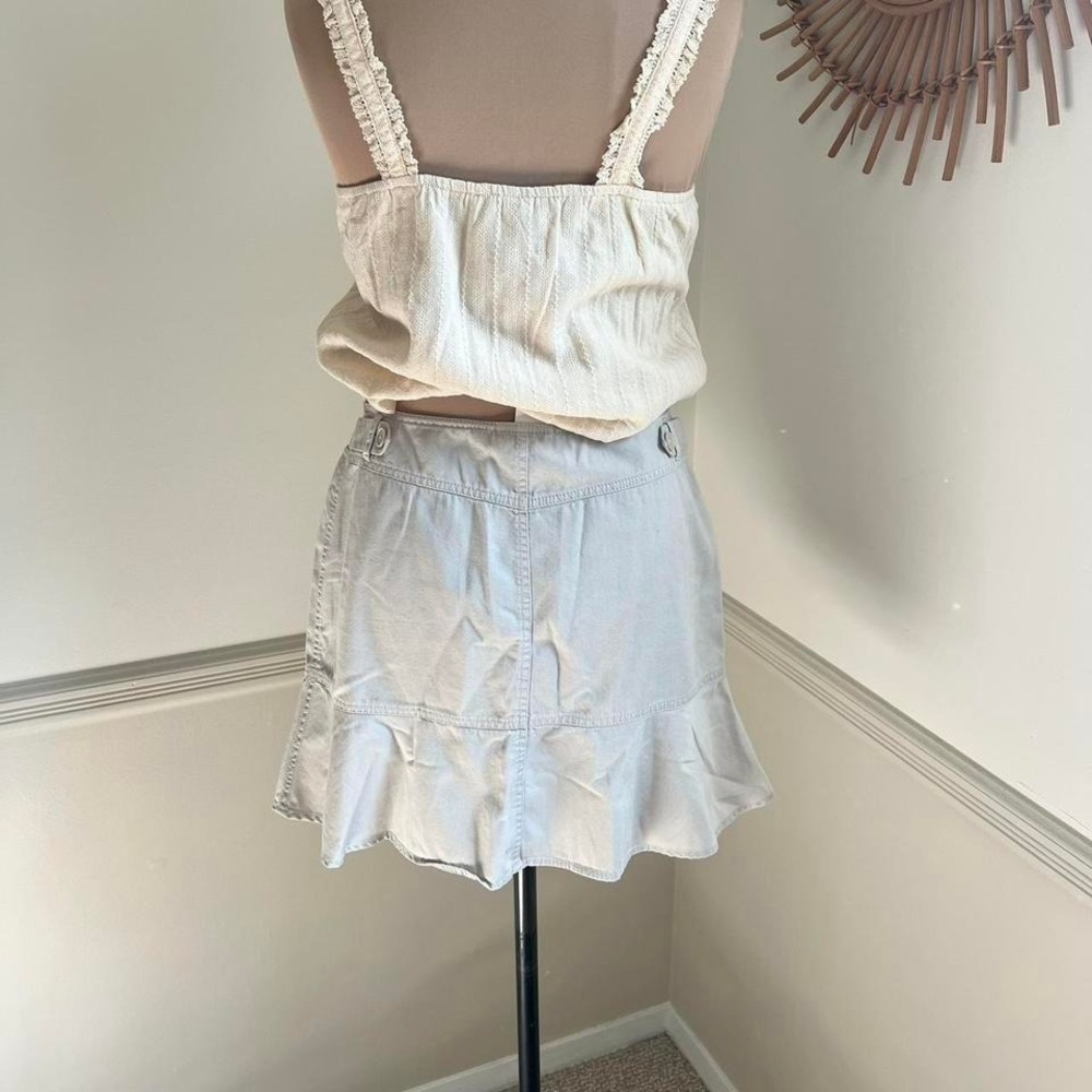 Vintage Y2K Loft Khaki Mini‎ Skirt - Picture 4 of 5